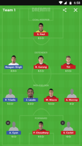 NEUFC vs JFC Dream11